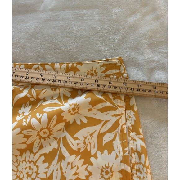 Rip Skirt Womens Medium Hawaiian Wrap Hook Loop Pocket Beach Daisies Cover Up - Picture 10 of 11